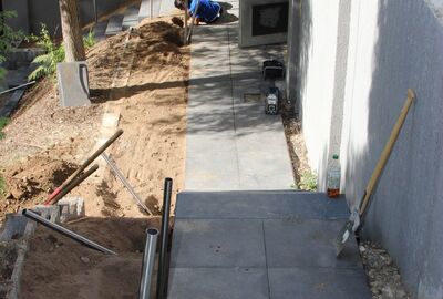 Kostenloser Flexo Außenhandlauf für das Haus der Familie in Schönstatt