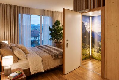 FlexoHauslift im Schlafzimmer